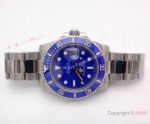 High Quality Replica Rolex Blue Ceramic Bezel Submariner Blue Face 40mm Watch Polished Center Strap